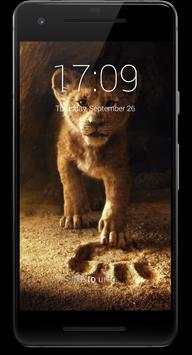 Lion King Of The Forest HD Lock Screen screenshot 1