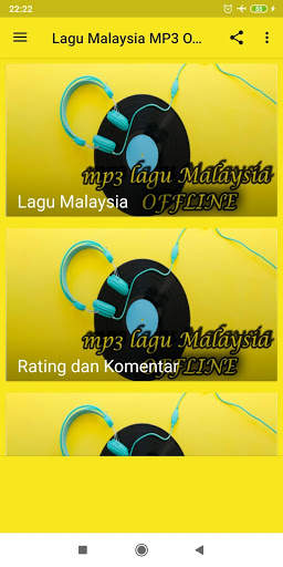 Lagu Malaysia MP3 Offline screenshot 2