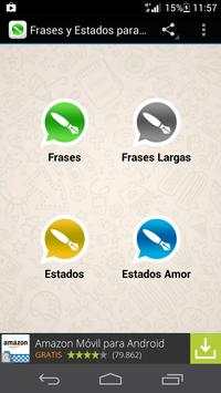 Estados y frases para WhatsApp screenshot 1