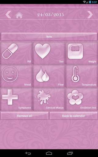Woman Calendar(free) screenshot 9