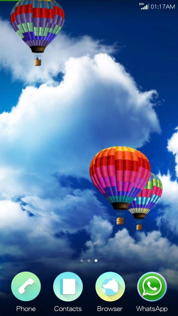 Blue Sky Balloon LWP screenshot 5