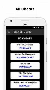 Cheat Guide GTA 1 (GTA I) screenshot 1