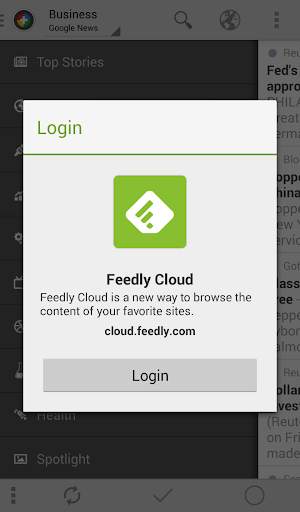 Feedly extension for News  screenshot 1