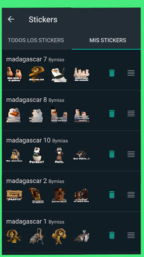 Stickers de Madagascar para WhatsApp  WAStickerApp screenshot 5