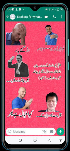 Funny Urdu Stickers for Whatsapp - Urdu Stickers screenshot 7
