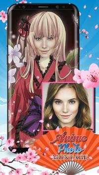 Cute Girl Anime Photo Montage - Face Changer screenshot 1