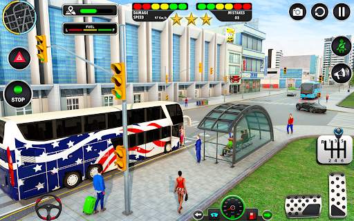 Bus Simulator 3D Bus Games screenshot 5