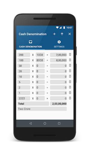 Cash Denomination screenshot 2