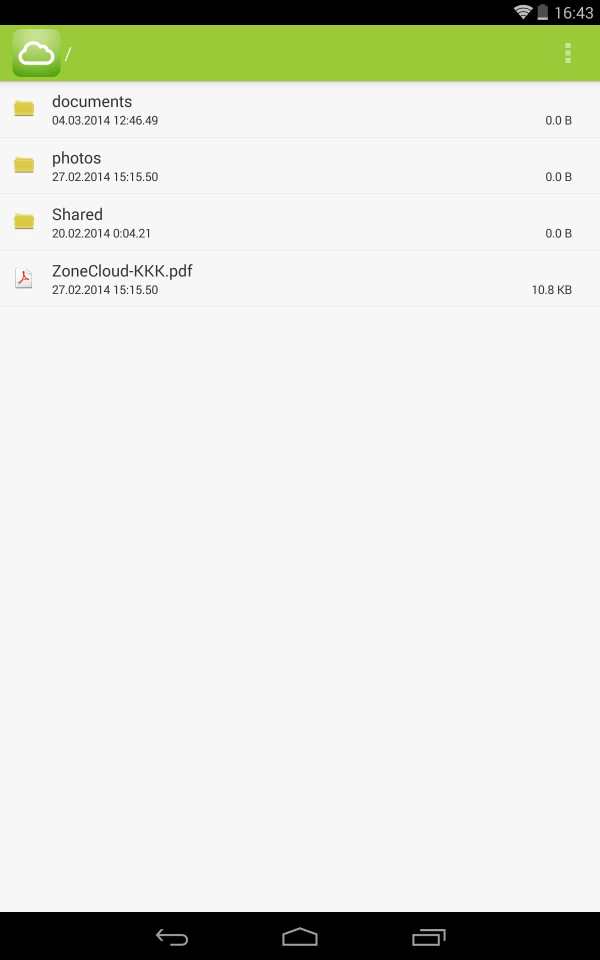 ZoneCloud - Cloud storage 5 تصوير الشاشة