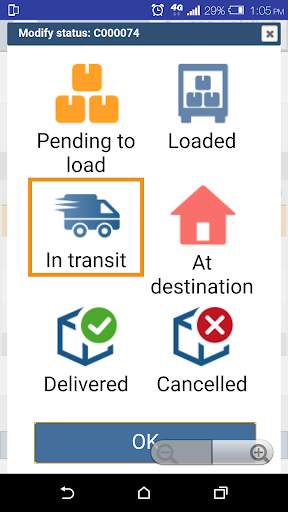 Jaltest Telematics ODF Mobile screenshot 1