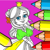 Princess Coloring icon