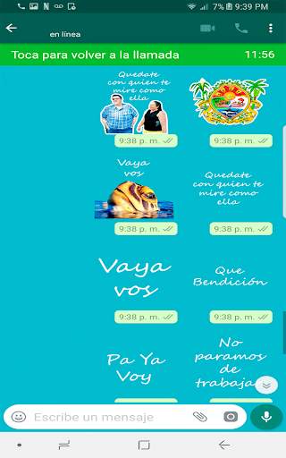 Sipacate Sticks para WhatsApp screenshot 2