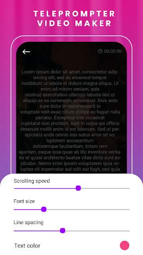Teleprompter Camera - Video Editor & Add Caption 4 تصوير الشاشة