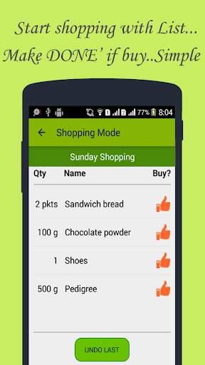 Shopping List Free screenshot 4