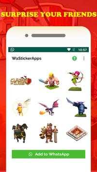 Clash of Clans Stickers for WhatsApp screenshot 1