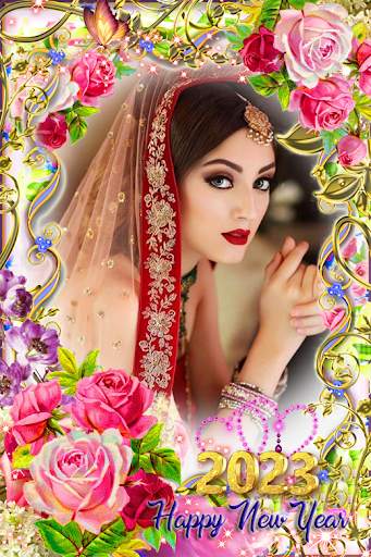 2023 New year photo frame screenshot 7