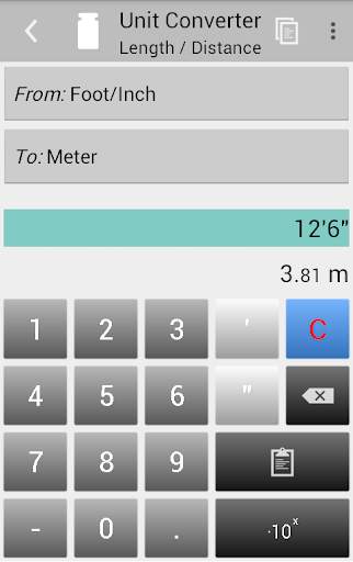 Unit Converter स्क्रीनशॉट 4