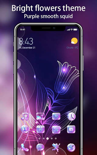 Colorful Shining Butterfly Theme for Galaxy M20 screenshot 5