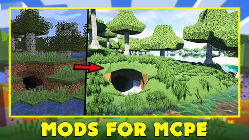 No Cubes Mod for Minecraft PE screenshot 2
