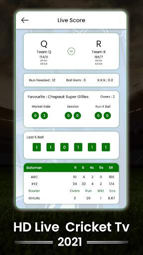Live Cricket TV HD - HD Live Cricket TV 2021 screenshot 2