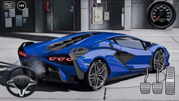 Driving Lamborghini Sian New Drift Simulator screenshot 1