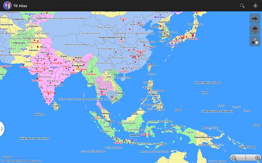 TB Atlas & World Map screenshot 21