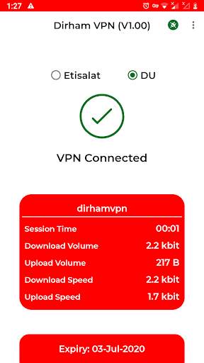 Dirham VPN screenshot 3