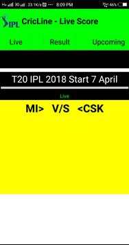 CricLine - Live cricket score screenshot 2