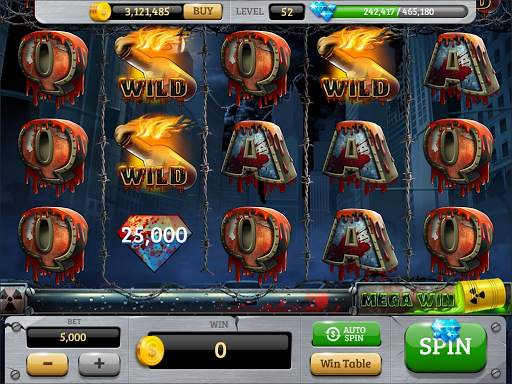 Zombie slot machine screenshot 1