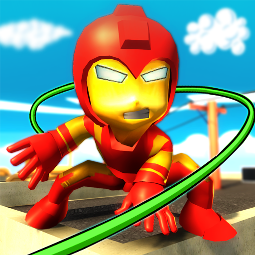 Beast Iron Rope Hero - Monster Stickman Hero Games आइकन