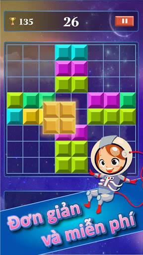 Xếp hình cổ điển - Xếp gạch screenshot 2