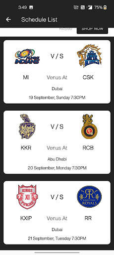 Cricket TV: HD Cricket screenshot 2