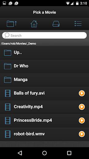 VLC Streamer screenshot 1