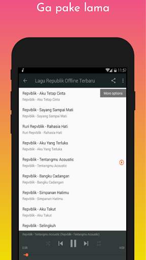 Lagu Republik Offline Terbaru screenshot 5