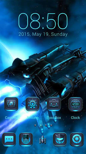 Space Exploration Go Launcher Theme screenshot 2