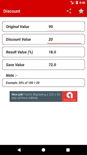 Percentage Calculator 2018 screenshot 7