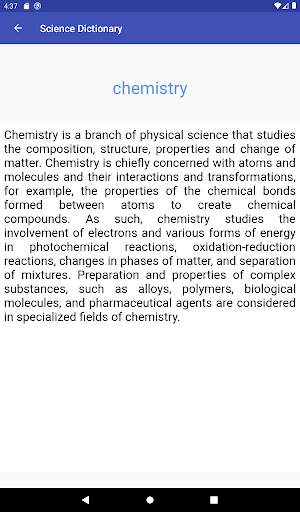 Science Dictionary screenshot 4