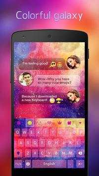 Keyboard -Boto:Colorful Galaxy screenshot 1