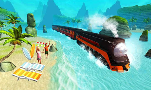 Water Surfer Bullet Train Game screenshot 5