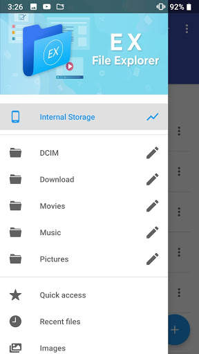 Ex File Explorer screenshot 1