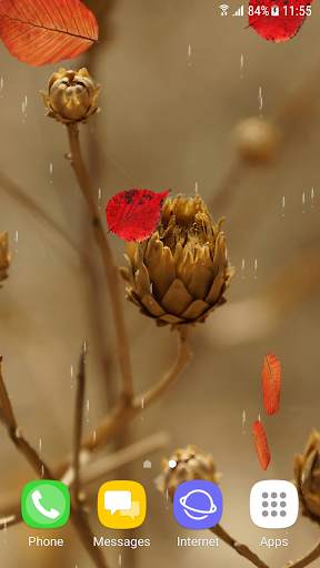 Winter and Autumn Flowers Live Wallpaper screenshot 3