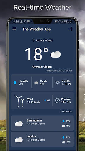 The Weather App - Live Radar M screenshot 1