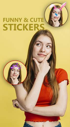 Beauty Face Camera Filter and Stickers Editeur स्क्रीनशॉट 1
