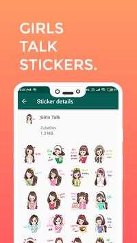 Cute & Funny Girls Sticker screenshot 4
