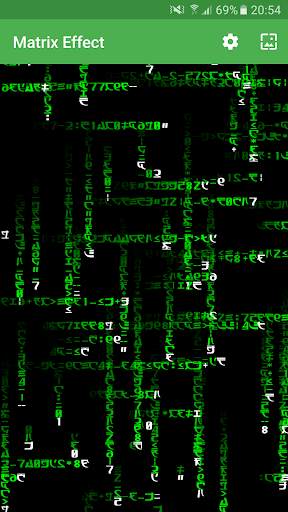 Matrix Effect Live Wallpaper screenshot 1