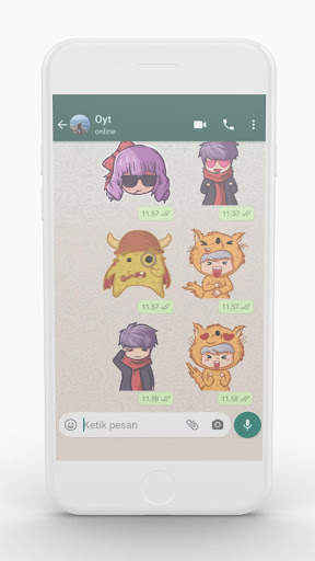 Sticha - Free Whatsapp Sticker screenshot 2