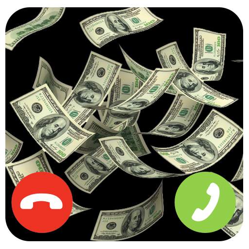 Raining Money Incoming Call Screen 1.0