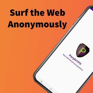 Free VPN- Purple VPN Hotspot VPN & Private Browser screenshot 1