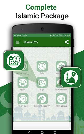 Islam Pro – Qibla, Quran & Salah Timings screenshot 1