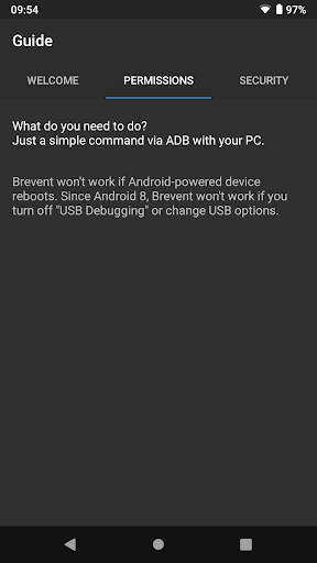 Brevent screenshot 1